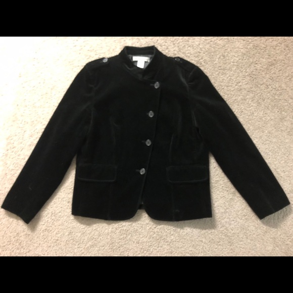 Pursuits LTD Velvet Jacket Sz 14 🦋Buttons Down - Picture 3 of 15